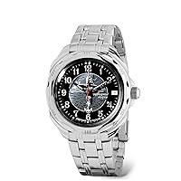 VOSTOK | Komandirskie 211831 Submarine Сaptain Mechanical 40mm Wrist Watch | WR 20m | Black Blue Dial Mechanical Watch | Luminous dots