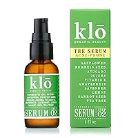 Serum for Acne-Prone Skin, Anti-Aging Serum, All-Natural Face Serum, Bright Clear Skin, Vitamin E, Lavender, Orange, Tea Tree Oil