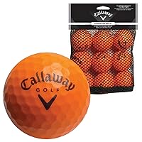 Callaway HX Soft-Flight Foam Practice Golf Balls, Orange, 9 Pack