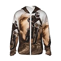 Men's Sun Protection Sports Shirts Women's Long Sleeve Running Shirt Motocross Sun Clothing 3X-Large Black