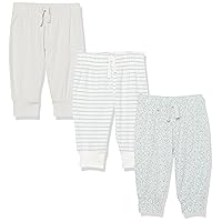 Amazon Essentials Baby Boys' Cotton Stretch Jersey Jogger (Previously Amazon Aware), Pack of 3