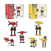 Robot Collection: ArtBit + InfoBit STEM Toys for Kids 6+, Engaging & Creative Toy Building Sets for Boys and Girls, Build Your Own STEM Building Toys Engineering Kit