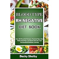 Blood Type RH Negative Diet Book: Over 30 Flavorful Recipes, Practical Tips, One-Week Meal Plan, and Much More for Your Personalized Wellness Journey Blood Type RH Negative Diet Book: Over 30 Flavorful Recipes, Practical Tips, One-Week Meal Plan, and Much More for Your Personalized Wellness Journey Paperback Kindle
