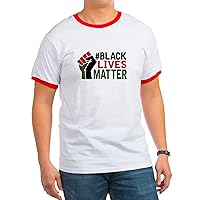 CafePress #Black Lives Matter T Shirt Men's Ringer Vintage Graphic T-Shirt