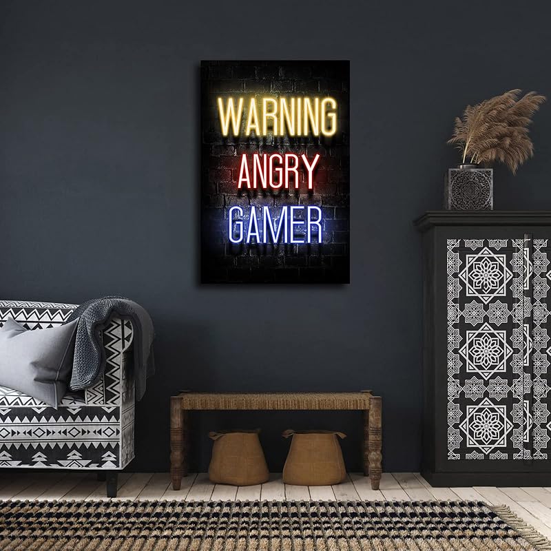 Mua Boys Room Decor - Neon Gaming Posters - UNFRAMED - Posters for ...