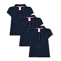 Gymboree Girls and Toddler Short Sleeve Ruffle Polo Shirt