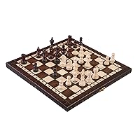 The Milan Small Travel Chess Set & Board
