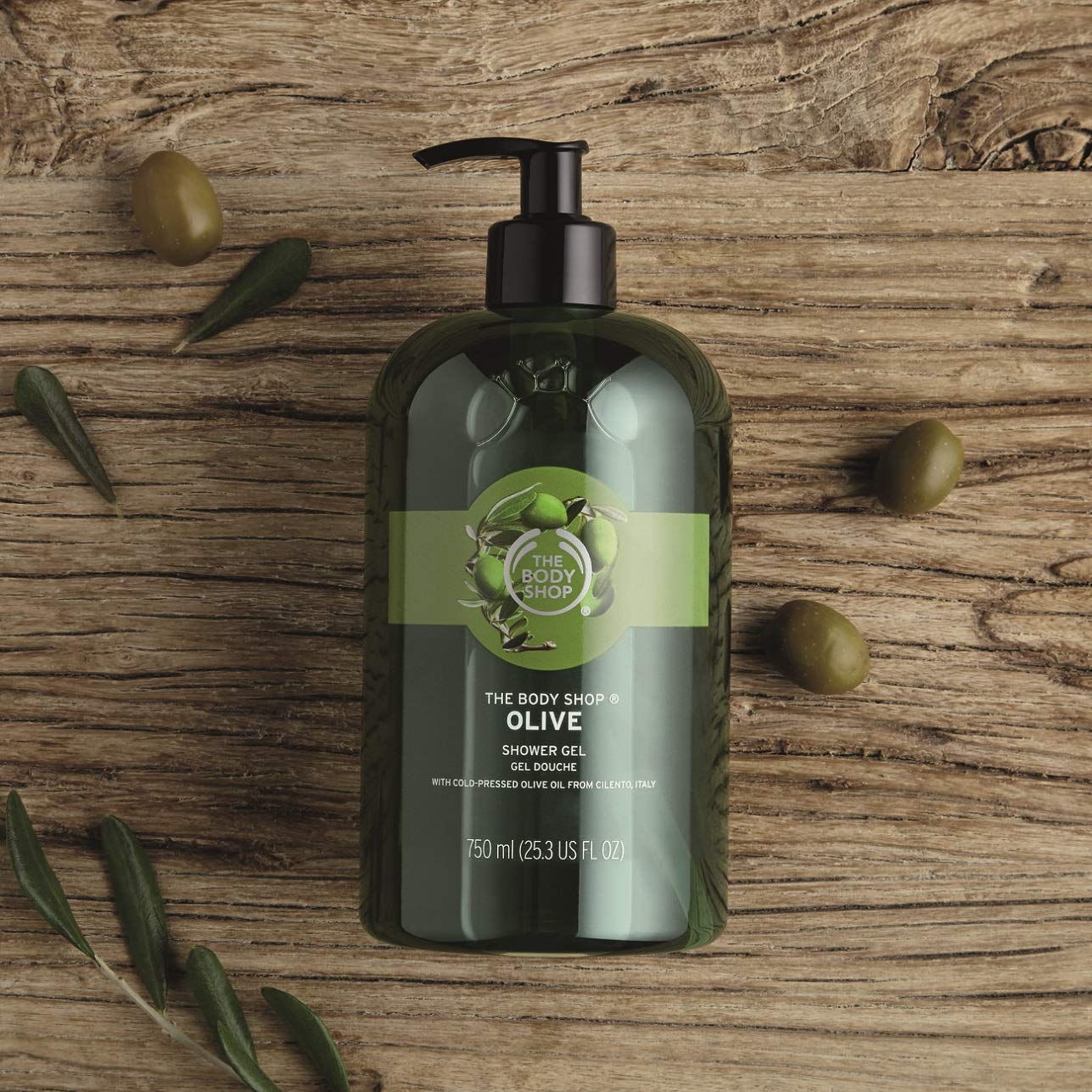 The Body Shop Olive Shower Gel Jumbo, 25.3 Fluid Ounces