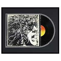 Ian Hunter Signed Framed 1977 Overnight Angels Record Album Display - Sports Memorabilia