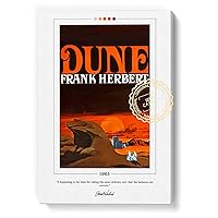 Frank Herbert Dune Book Cover Poster Canvas Wall Art Print (Unframed, 28x40