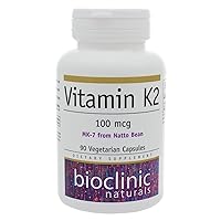Vitamin K2 100mcg 90 Capsules - 3 Pack - Bioclinic Naturals