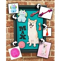 EE Dunkees 3D Custom Personalized Wood Collage Cut Out Framed Ready To Hang Perfect Pet Dog Lover Gift