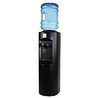 Aquverse Commercial Grade Top-Loading Hot & Cold Water Cooler Dispenser, Black | NSF and UL/Energy Star Certified (A3000-K)