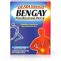 Ultra Strength Pain Relieving Patches Large Size 4 Each (Pack of 4)