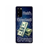Freethinker, World’s Greatest Design, Samsung S20 Soft Black TPU case, Slim Fit, Shock Proof, Non Slip, with Money, Wall Street, Wealth, Funny, Wolf of Wall Street Theme