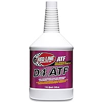 Red Line (30504) D4 Synthetic Automatic Transmission Fluid (ATF) - 1 Quart (4 Pack)
