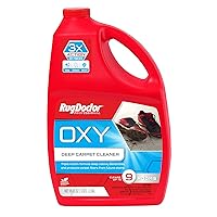 Rug Doctor Triple-Action Oxy Carpet Cleaner Deep Cleans, Deodorizes, and Refreshes Carpet & Upholstery, 96 oz, Daybreak Scent, Professional-Grade, RED