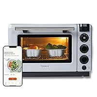 Tovala Smart Oven, 5-in-1 Air Fryer Oven Combo - Air Fry, Toast, Bake, Broil, and Reheat - Smartphone Controlled Countertop Convection and Toaster Oven - With Tovala Meal Credit ($50 Value) - WiFi
