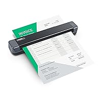 Plustek Mobile Scanner S410 Plus - Portable Sheet-Fed Document Scanner - for Windows 7/8 / 10/11, Featuring Button-Free Scanning with Included OCR Software