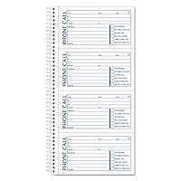 TOPS Phone Message Forms Book, Carbonless Duplicate, 2.75 x 5 Inches, 400 Sets per Book (4003)
