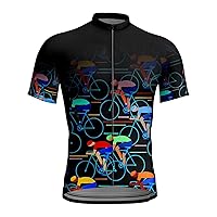 Men Shirts,Short Sleeve 3D Printed Plus Size Summer Sport Shirt Outdoor Cycling Top Fashion Blouse Tees T Shirt