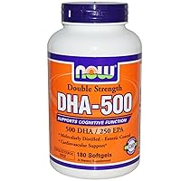 DHA 500 mg - Now Foods - 180 - Softgel
