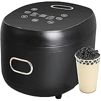 Automatic Pearl Pot, 5 L Tapioca Boba Maker with Warmer Timing Function and Non-Stick Inner, Temp Probe Prevent Overflowing and 50 Min Fast Cooking, for Milk Tea Shops, Dessert Stores