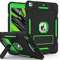 Case for iPad 9th/8th/7th Generation 2021/2020/2019(10.2 inch), Heavy Duty Military Grade Shockproof Rugged Protective 10.2