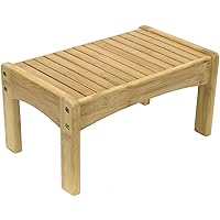 Sorbus Small Bamboo Step Stool - Wooden Foot Rest Stool & Potty Training Stool for Kids Toddlers