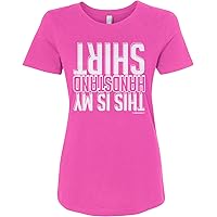 Threadrock Women's This is My Handstand Shirt Fitted T-Shirt