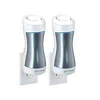 GermGuardian GG1000 Pluggable UV-C Sanitizer and Deodorizer, Kills Germs, Freshens Air and Reduces Odors from Pets, Smoke, Mold, Cooking and Laundry, 2-PACK