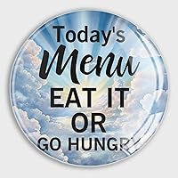 Today's Menu,Eat It Or Go Hungry Fridge Magnets Magnets Happy Mother's Day Glass Fridge Magnet Decor for Whiteboard Fridge Locker Kitchen Home Office Gift
