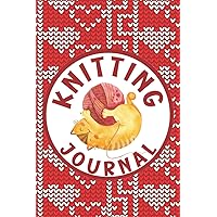 Knitting Journal: Knitting Logbook for 50 Knit Projects with Template Details for Pattern, Source, Yarn, Colors, Needles etc. and Half College ... of your Knitting Projects in Just One Book.
