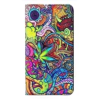 RW3255 Colorful Art Pattern PU Leather Flip Case Cover for Samsung Galaxy A51 5G [for A51 5G Version only. NOT for A51]