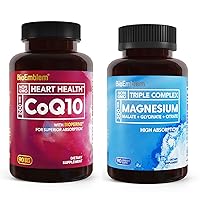 BioEmblem Triple Magnesium Complex and CoQ10 with BioPerine