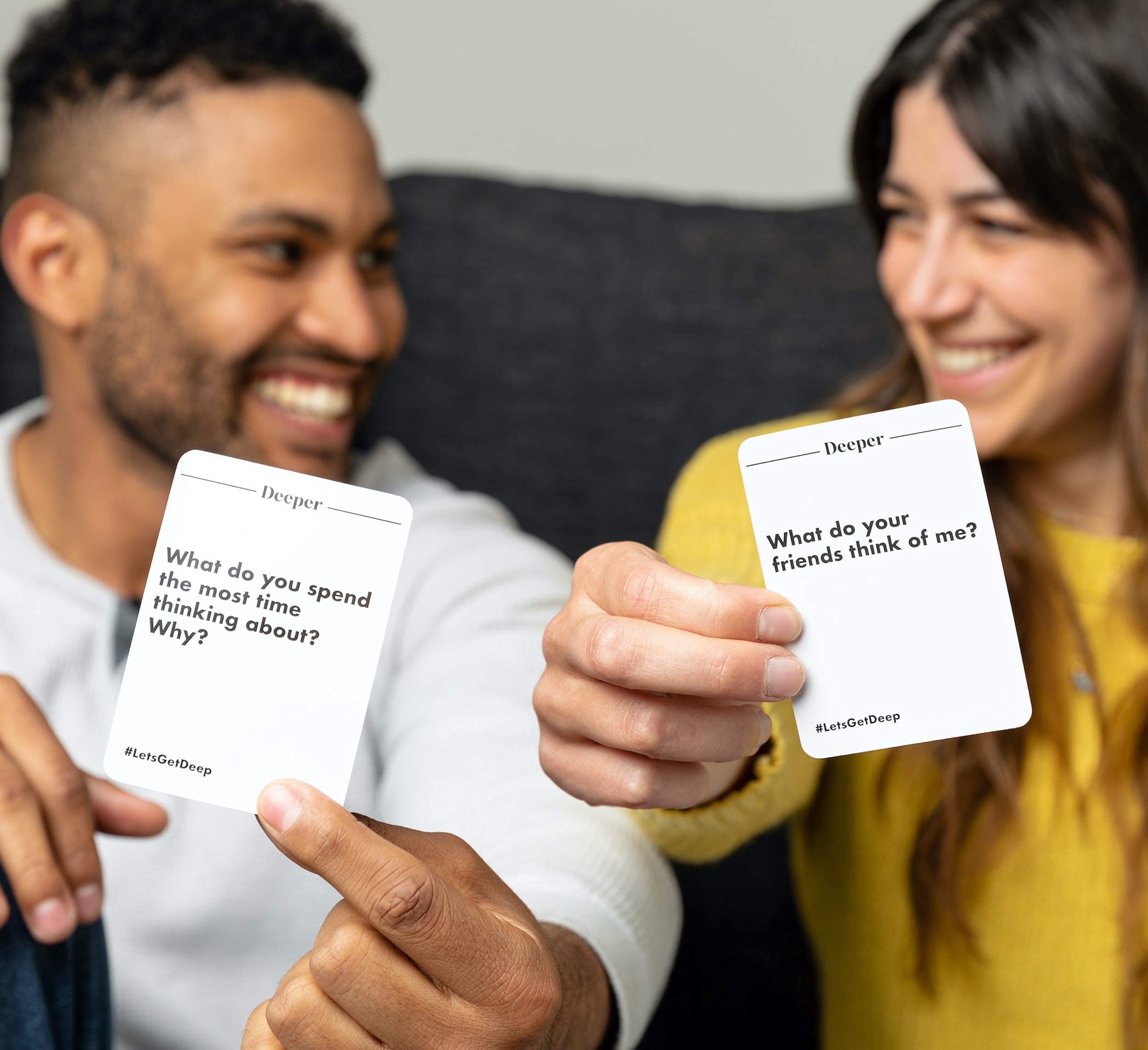 Let's Get Deep - Conversation Cards for Couples - Love Language Card Game by What Do You Meme?