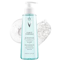 Vichy Pureté Thermale Fresh Cleansing Gel, Formulated With Glycerin, Gentle Gel Cleanser & Makeup Remover, Removes Impurities Without Overdrying, Safe For Sensitive Skin & Eyes