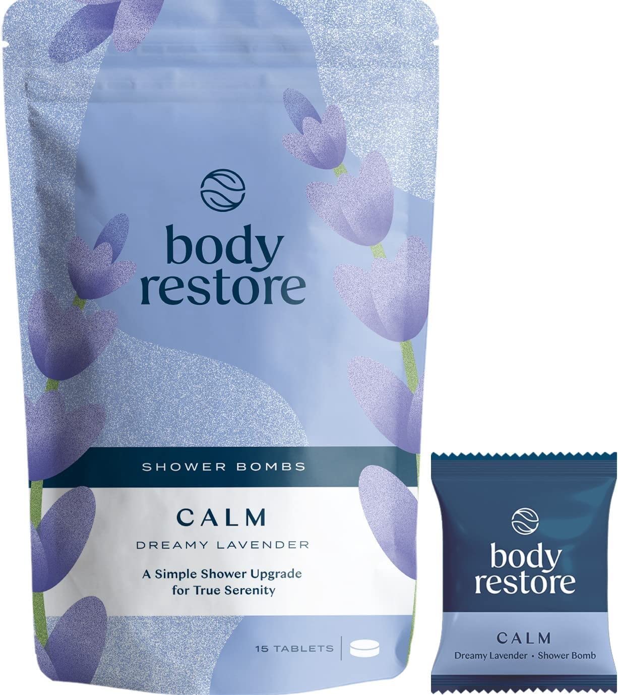 Body Restore Shower Steamers Aromatherapy (15 Packs x 3) - Gifts for Mom, Gifts for Women & Men, Shower Bath Bombs, Eucalyptus, Citrus Grove, Lavender Essential Oils, Stress Relief