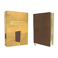 KJV, Thompson Chain-Reference Bible, Leathersoft, Brown, Red Letter KJV, Thompson Chain-Reference Bible, Leathersoft, Brown, Red Letter Imitation Leather