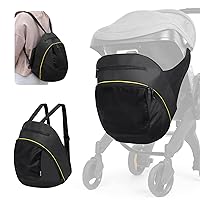 Upperkids Storage Bag Compatible with Doona Infant Car Seat Stroller, Stroller Accessories, Large Capacity Diaper Bag, Easy Access Zipper Design, Wearable Backpack, Stroller Organizer Bag, All Day Bag