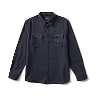 Roark Mens Nordsman Light Long Sleeve Flannel, Button Down Shirt for Men, Lightweight & Durable