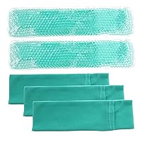 Perineal Cooling Pad, Postpartum Cold Packs Gel Bead Ice Pack Cold Therapy for Women After Pregnancy and Delivery, 2 Ice Pack and 3 Cover (Teal)