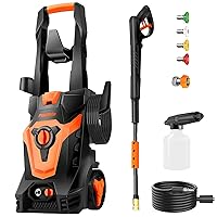 PowRyte Electric Pressure Washer, 5 Different Pressure Tips, Power Washer, 4000 PSI 2.6 GPM