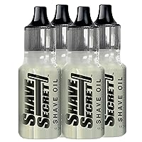 Shave Secret Shaving Oil - The Best Shave Ever! 18.75Ml (4 Pack)