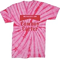 Mens Cowboy Carter Mens X-Large Tie-Dye Spider Pink