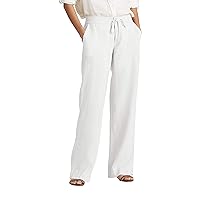 Hat and Beyond Womens Premium Soft Linen Shorts & Pants Relaxed Fit Comfort Wear Boho Beach Coverup Style
