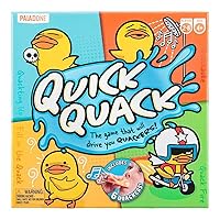 Paladone Quick Quack, A Funny Duck Themed Board Game for 2-6 Players - Involves Trivia, Karaoke, Acting, and Fun Challenges