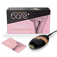 SmoothSkin Bare Plus IPL Long-Lasting Body and Facial Hair Removal Device for Women & Men - Easy and Affordable Alternative to Hair Laser Removal, Bikini Shaver and Facial epilator.