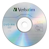 Verbatim DVD-RW Blank Discs 4.7GB 4X Recordable Discs - 30pk Spindle 95179