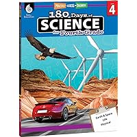 180 Days of Science: Grade 4 - Daily Science Workbook for Classroom and Home, Cool and Fun Interactive Practice, Elementary School Level Activities ... Concepts (180 Days of Practice, Level 4)